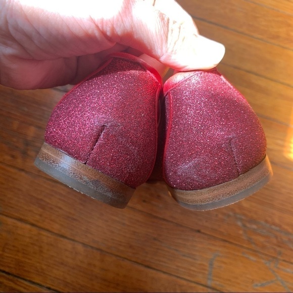 SALVATORE ferragamo women red glit loafer- size US 7 - Picture 7 of 7